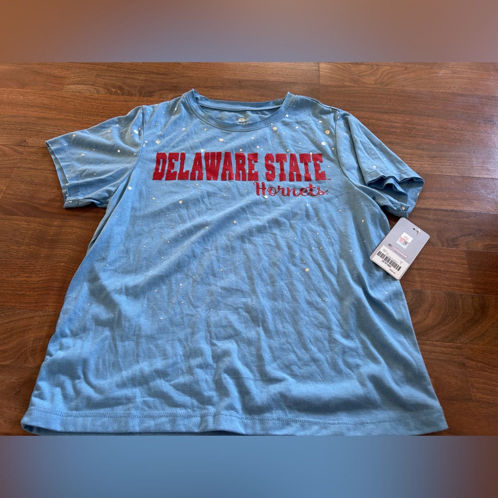 Colosseum Blue T shirt  Delaware state hornets